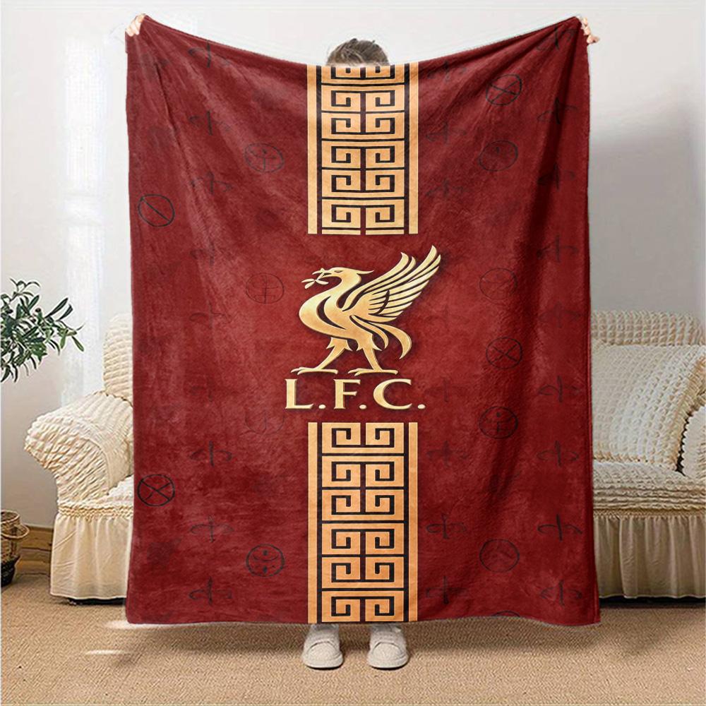 Liverpool Fc Logo Blanket Warmthful Decor Great For Office Sofa Bedding For All Occasions Playful Design Ideal Gift For Friends Family Couples Picnic