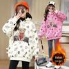 Kids' Stylish Velvet Hoodie - Thick, Versatile Long-Sleeve for Autumn, Korean-Inspired Design