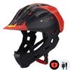 Kids Mountain Bike Helmet With USB Port Full Coverage Safety Balance Scooter Skateboard Cycling