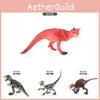 Miniature Realistic Dinosaur Figurines Set Featuring Various Models Crafted From Durable Pvc Material