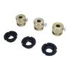 3PCS Freewheel Adapter Kit Steel 13mm Bike Freewheel Adapter with Connectors for Replacement Electric Tricycle Motorcycle Modification