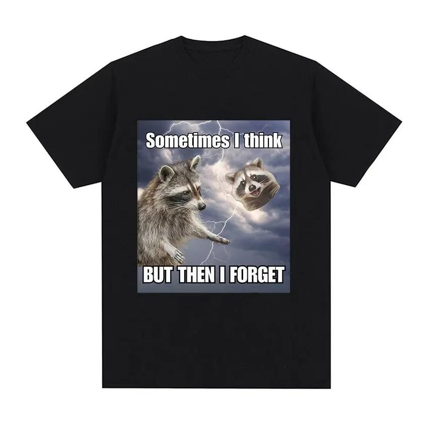 Funny Raccoon Opossum Graphic T Shirts Women Retro Fashion Short Sleeve TShirt Casual Tshirt Streetwear Graphic Tshirts Y2K Top