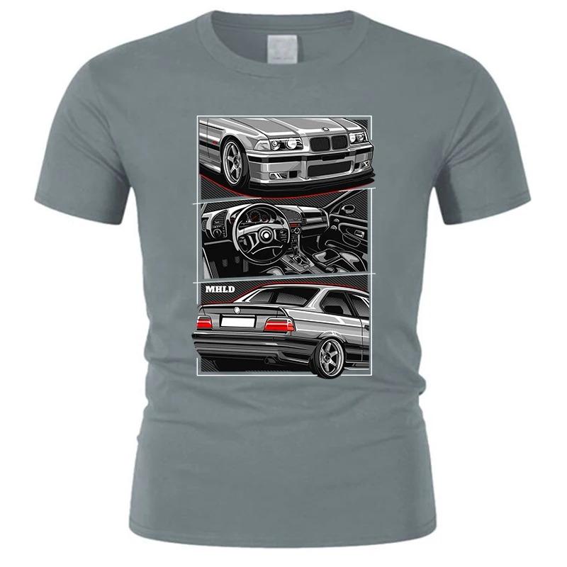 2024 Man Crew Neck T-shirt E36 Sport Car Illustration T-Shirt T Shirt Man Tee Shirt Tshirts for Men