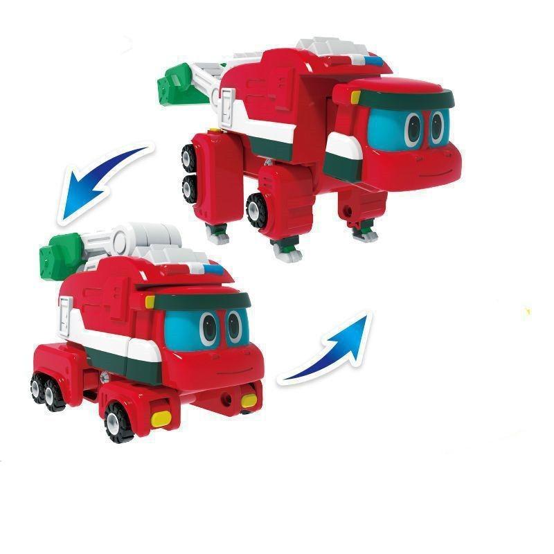 Gogo Dino Transforming Car Airplane Boat Crane Toy For Children