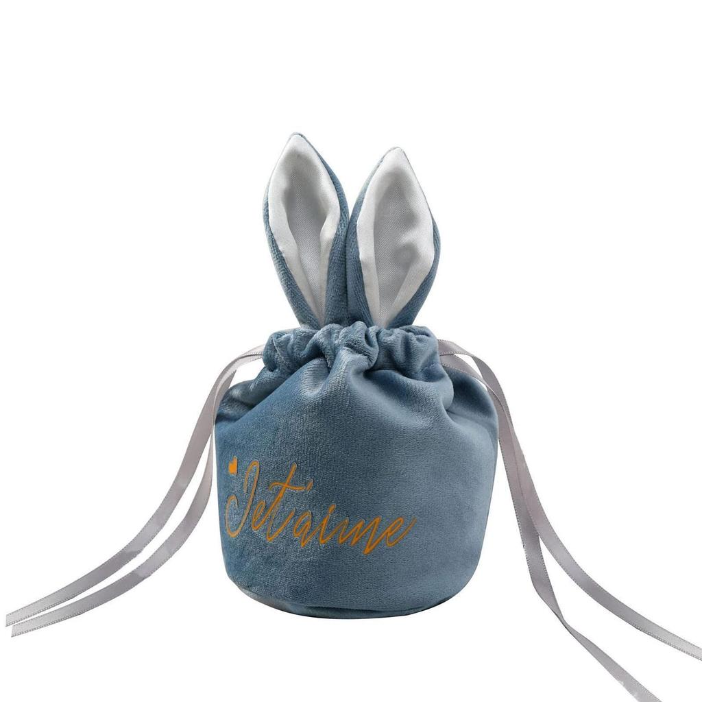 Сумка для украшения конфет с заячьими ушками, подарочная сумка для конфет, ведро для вечеринки