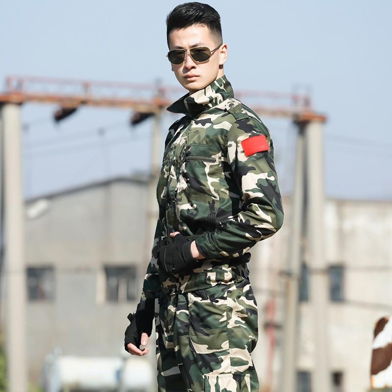 Breathable Wearable Camo Cycling Jersey Set Unisex Outdoor Training