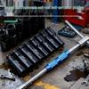 Экономящий силы набор торцевых головок с Т-образной рукояткой и сменным удлинителем