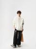 Unisex Striped Casual Knit Sweater - Winter Inner Base Layer, Round Neck