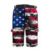 Мужские рабочие шорты с принтом Дня независимости и несколькими карманами