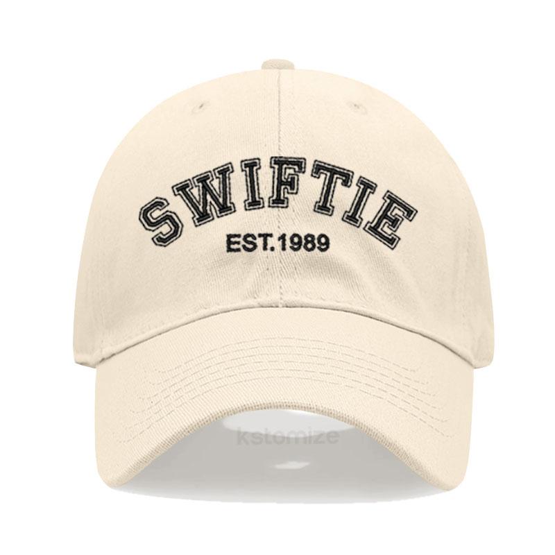 Бейсболка с вышивкой Swiftie 1989 для мужчин и женщин, унисекс, из стираного хлопка, панамка, кепка от солнца, подарок фанатам, для активного отдыха, дропшиппинг