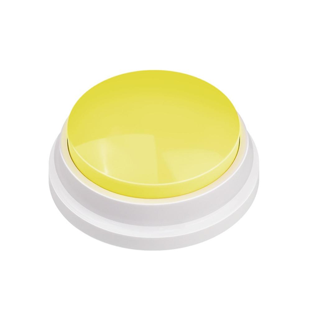 Recordable Dog Answering Button Yellow/Blue Cat Talking Button  Training Communication