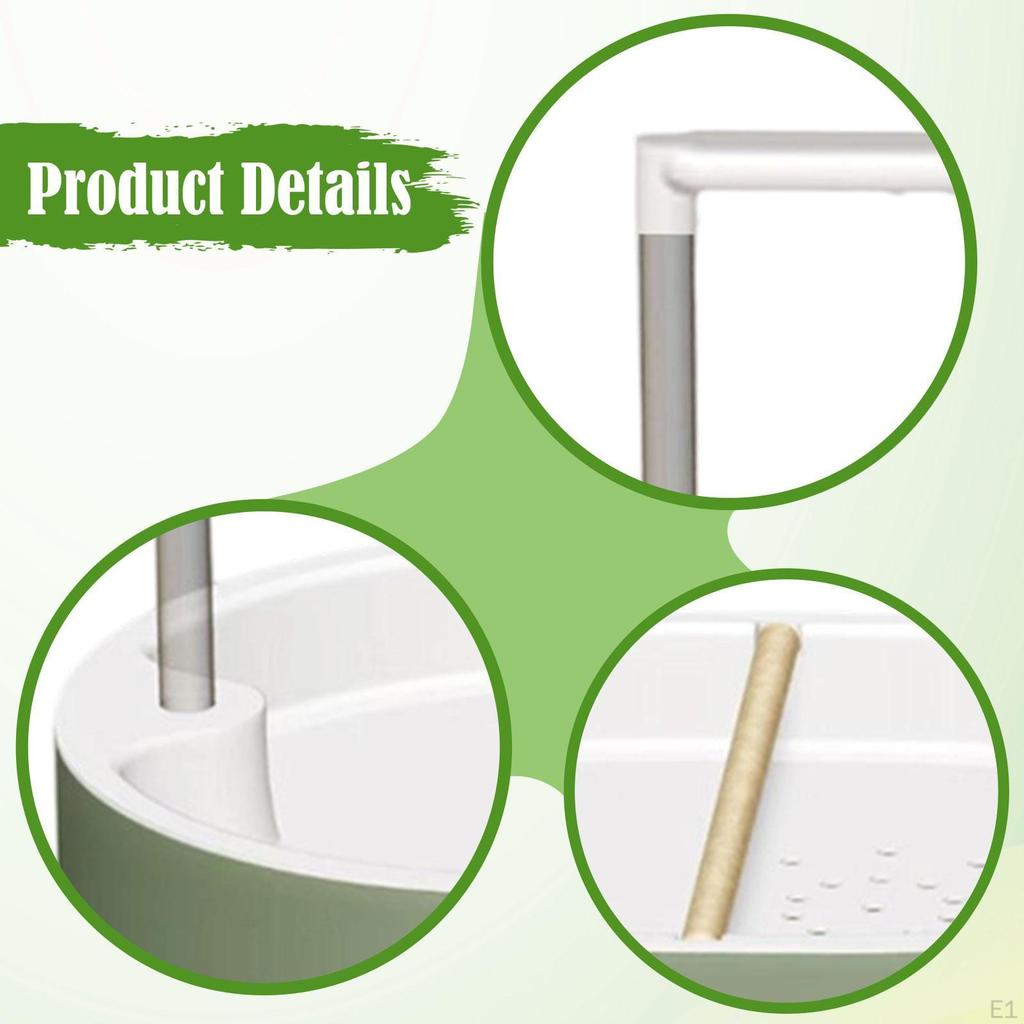 Parrot Bath Shower Automatic Bird Bathtub Budgie Parakeet Supplies African Grey Portable Cockatiel