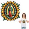 Virgen Iron On Patch Easy To Print Diy Heat Press Appliqued T-Shirt Clothes Stickers Hoodies Parches Ropa Patches Htv