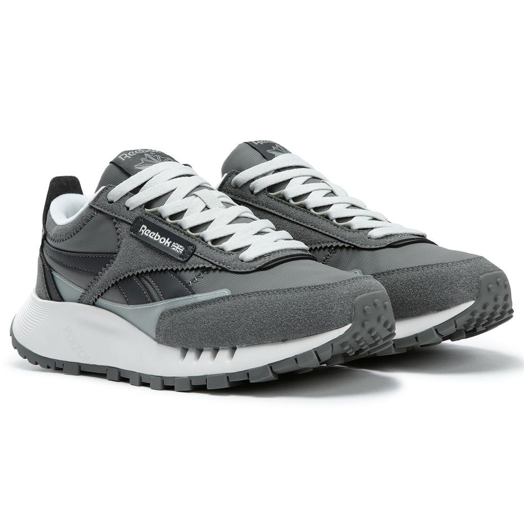 Reebok Cl Legacy W Винтажные Спортивные Туфли на Толстой Подошве Повседневные Кроссовки с Низким Верхом для Бега Унисекс кроссовки Серые 24FRC903U1GG0
