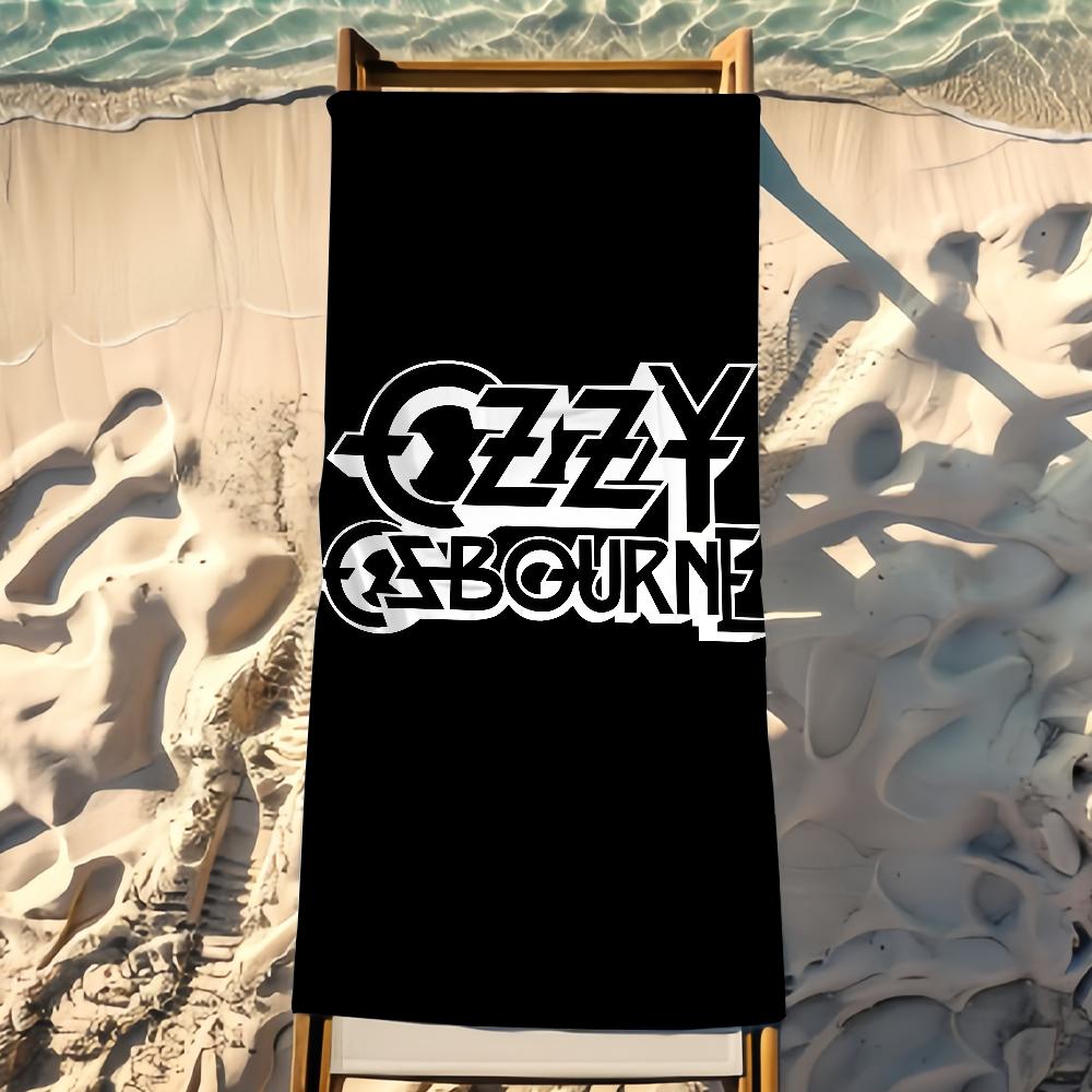 Полотенце singer O-Ozzy O-Osbourne Пляжное полотенце Дорожное Легкое Дружелюбное к коже Для бассейна Пляжа Кемпинга Круиза Лето