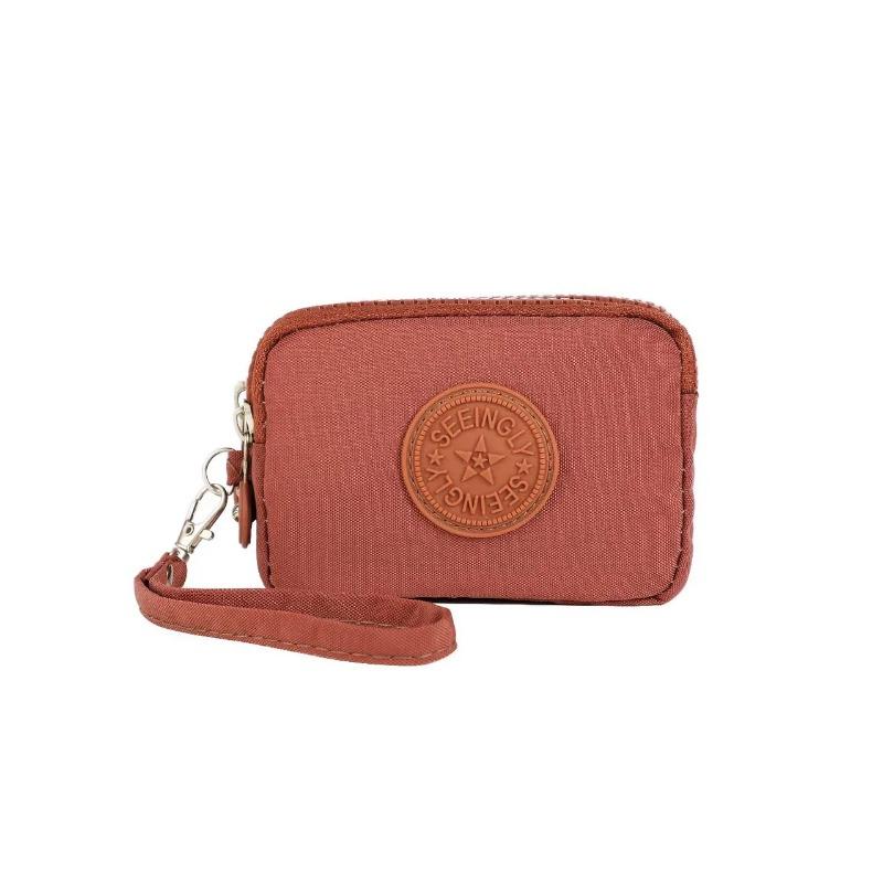 Three Layer Nylon Coin Purse Portable Wallet Women Men Waterproof Money Bags