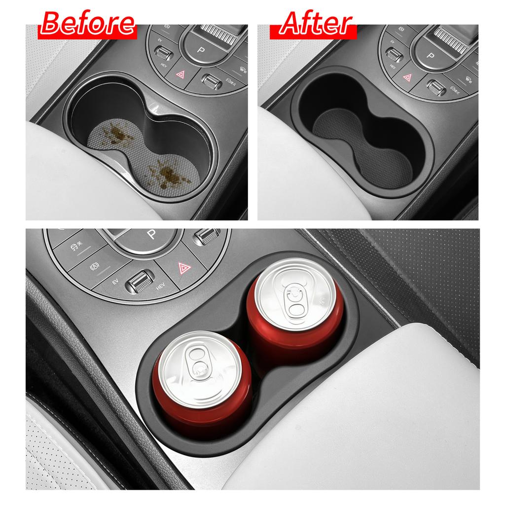 Для BYD Seal 05 DM-i 2026 Центральная консоль Держатель для стаканов Хранение Автомобильный интерьер Аксессуары для напитков Черный