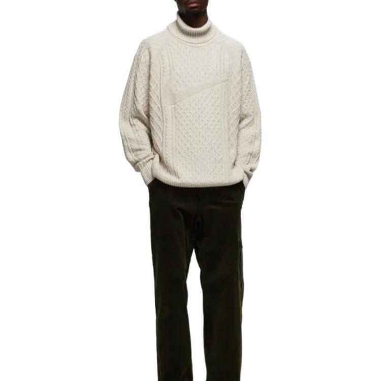Nike Cable Knit Turtleneck Sweater Men's FB7770-072