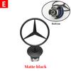 CRI11 шт. 44 мм 3D Металл Синий Хром Звезда Капот Значок Логотип для Mercedes Benz AMG W202 W203 W204 W208 W210 W220 W221