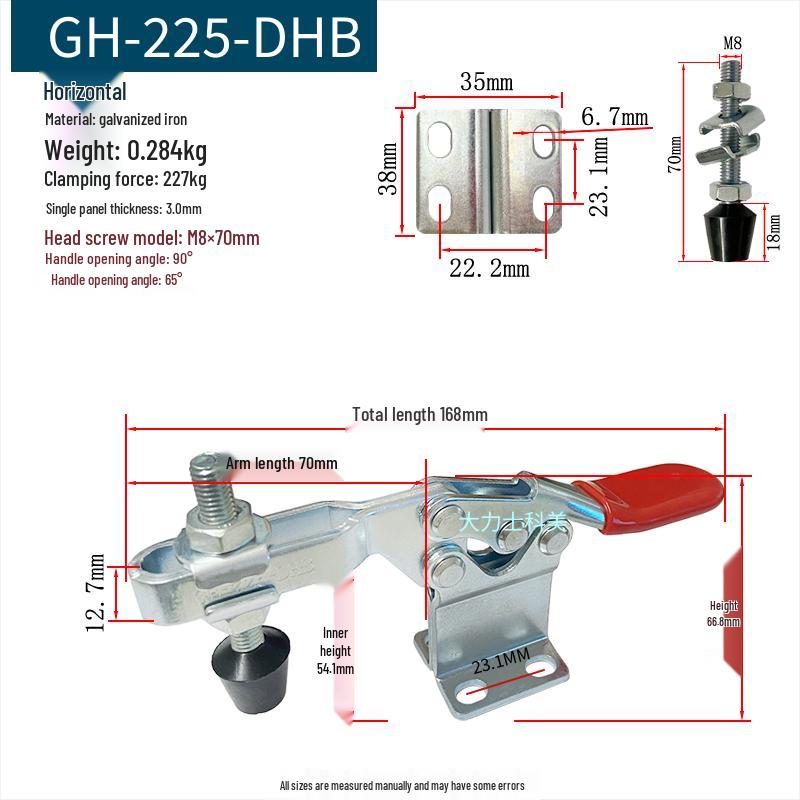 Quick-Release Horizontal Welding Pliers Clamp 301/201/101
