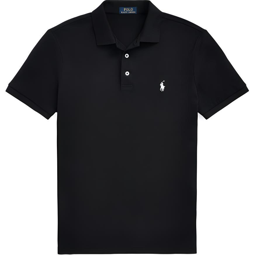 Polo Ralph Lauren Поло FW24 На заказ Приталенное Мужское Поло Черное MNPOKNI1N822990-001