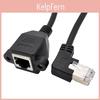 Angled Ethernet Extension Gigabit 90° Cable 30cm 118in For Stable Fast Speed Networking Cord Leftrightupdown Elbow