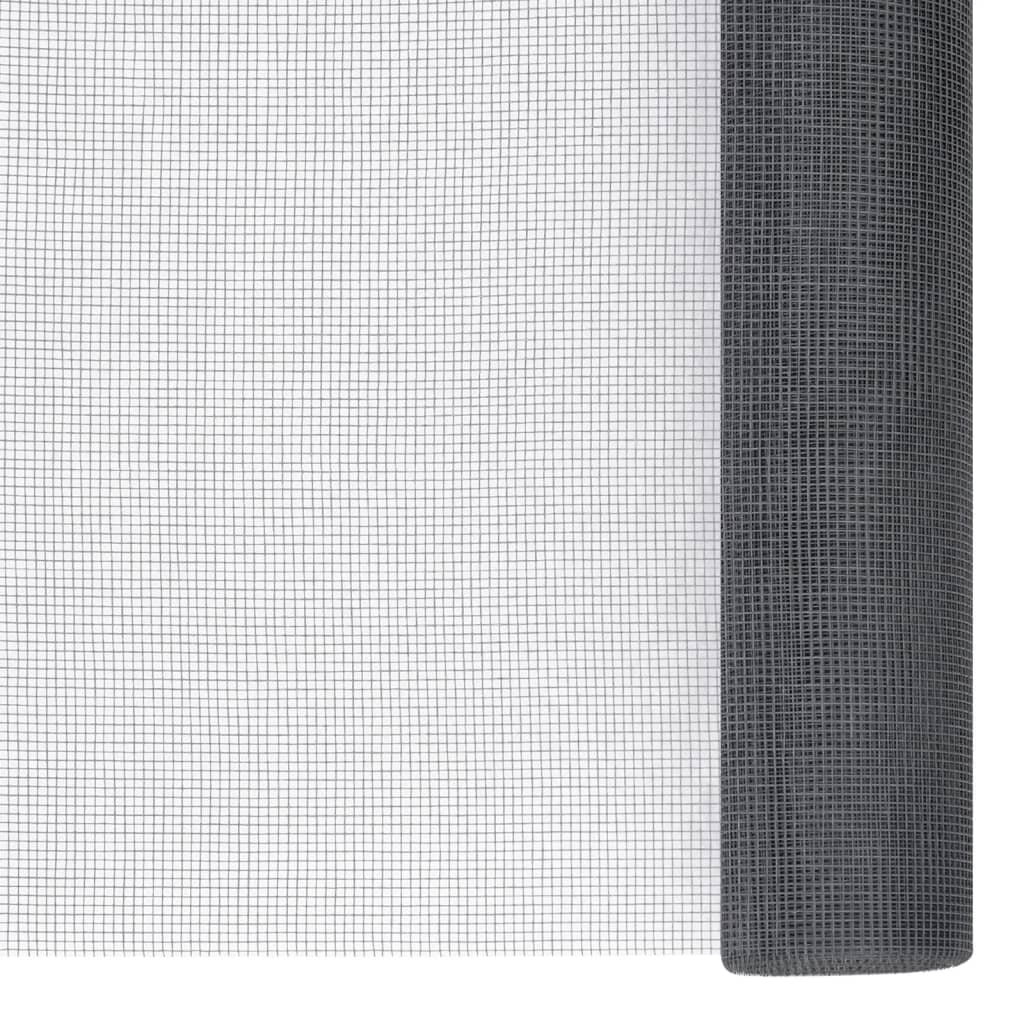 Fiberglass Fly Screen 60 x 2000 cm Grey