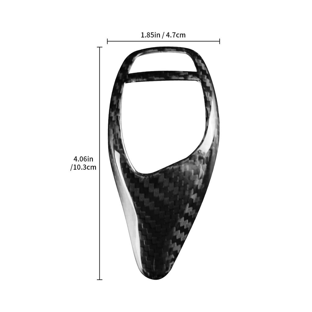 AIRSPEED BMW Carbon Fiber Accessories Gear Shift Knob Head Shift Grip Cover Sticker Garnish Stylish Custom F20 F21 F22 F23 F30 F32 F33 F34 F35 F3