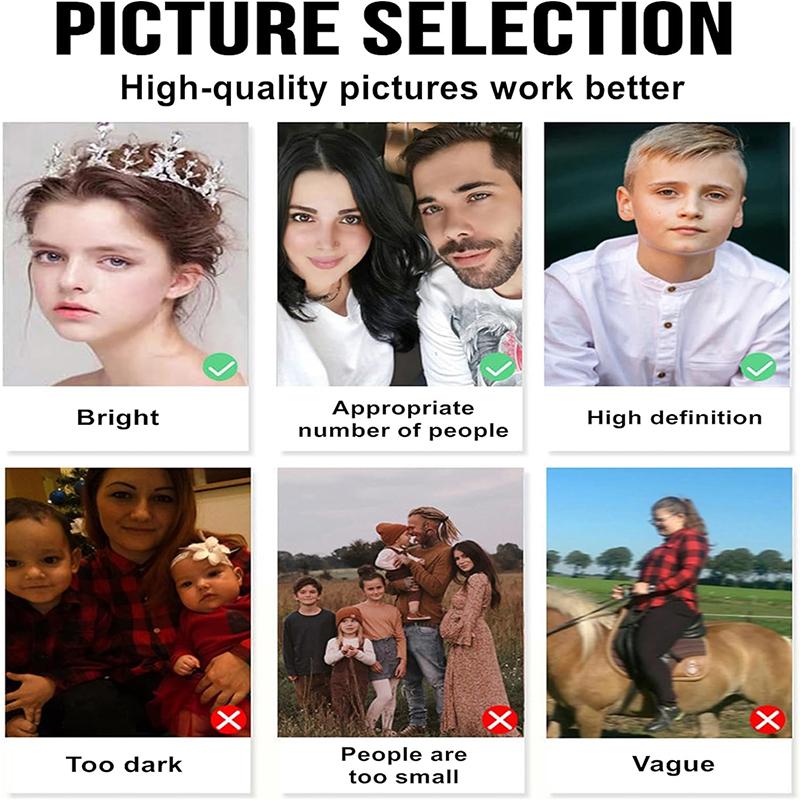 DIY Алмазная живопись Фото Пользовательская 5D Алмазная вышивка Полная круглая мозаика Создайте свою собственную картину из страз