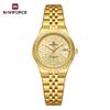 High Quality NAVIFORCE Women Luxury Watch Quartz Waterproof Steel Romantic Elegent Ladies Fashionable Daily Dress Wristwatch