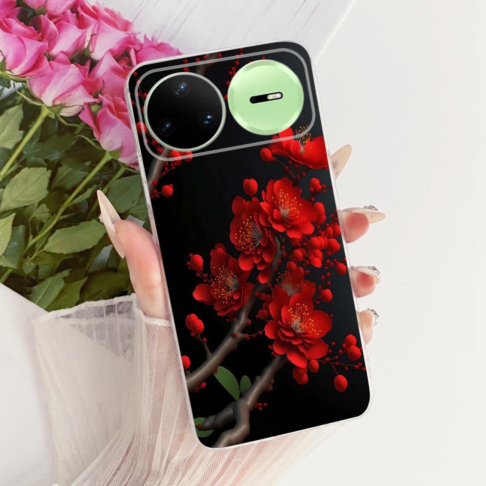 6,84'' Прозрачный чехол для Huawei Nova 15 Pro Чехол Модный Милый Расписной Мягкий Корпус Телефона для Huawei Nova 15Pro KLE-AL00U