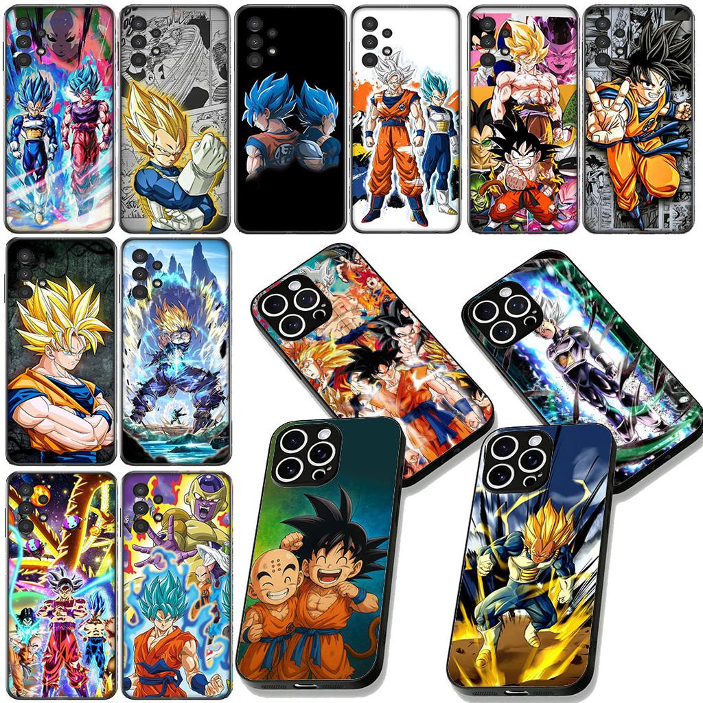 Super Dragons Gokus Balls Vegeta Cover for Motorola Moto E13 E20 E32 E22 E14 E15 G32 G60 G72 G7 G8 G82 G9 Plus Power Phone Case