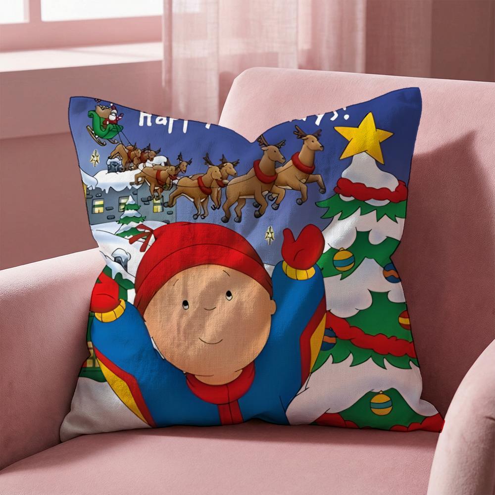 Caillou Cushion Cover MultiScene Pillow Cover for Home  Car  Reversible Soft  Durable for Daily Use