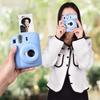 HIYQIN Чехол для Fujifilm Instax Mini 12, Силиконовый дорожный чехол, Ударопрочный, Защитная силиконовая оболочка (синий)