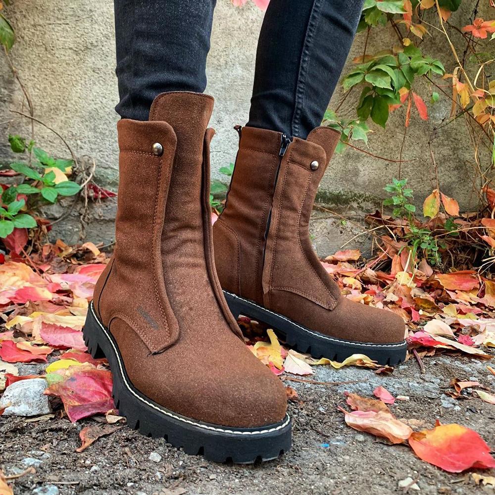 Chekich Мужская обувь, ботинки, замшевые, черные, зимние, без шнуровки, модные уличные туфли высокого качества, удобные, в итальянском мужском стиле, новинка CH027