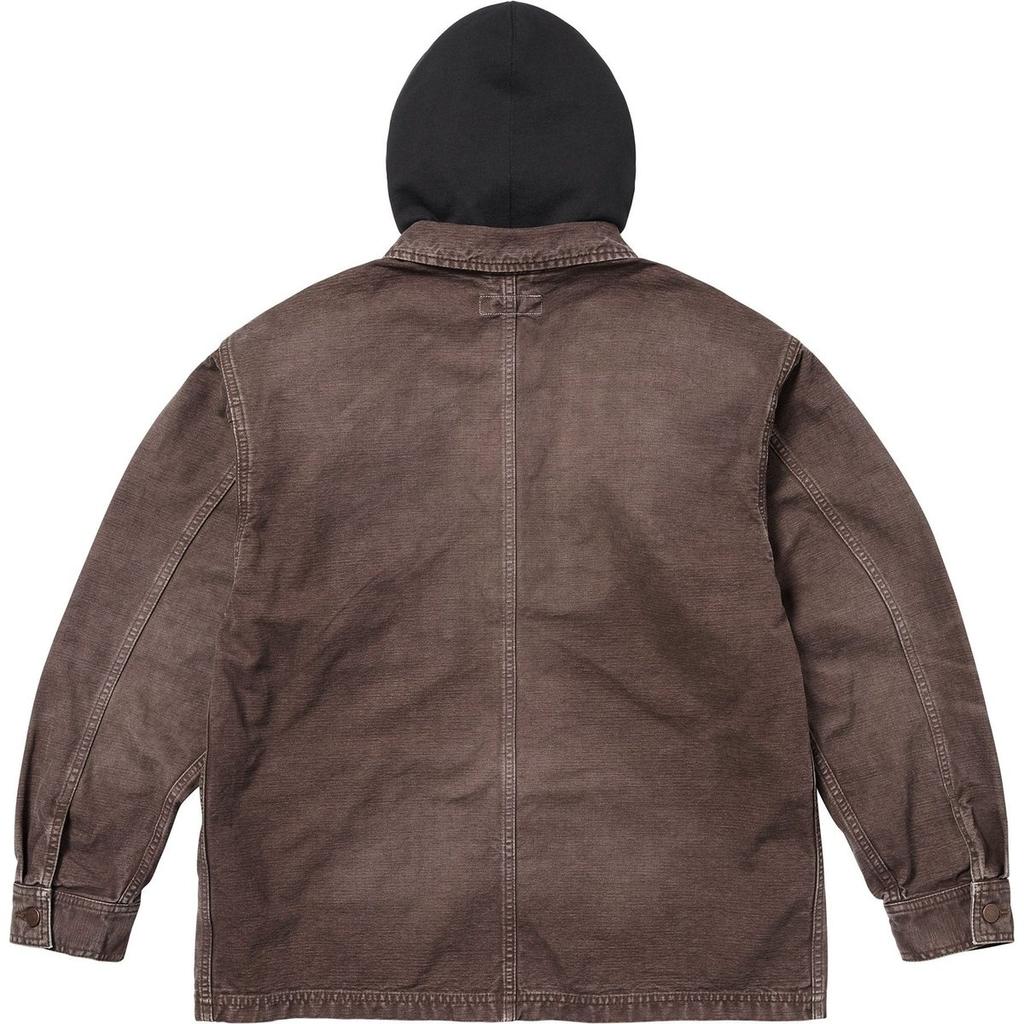 Supreme Worn Hooded Chore Coat Unisex SUP-SS25-088