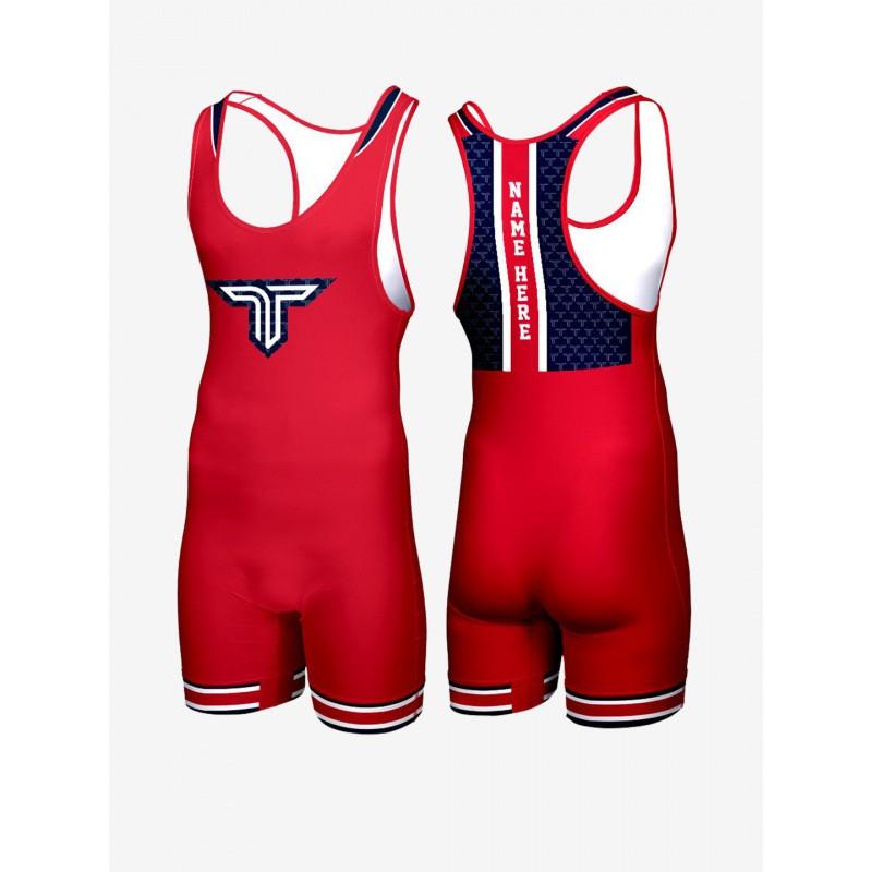 Mens Compression Wrestling Singlet Gym Workout Rash Guard Training Weightlifting Martial Arts
