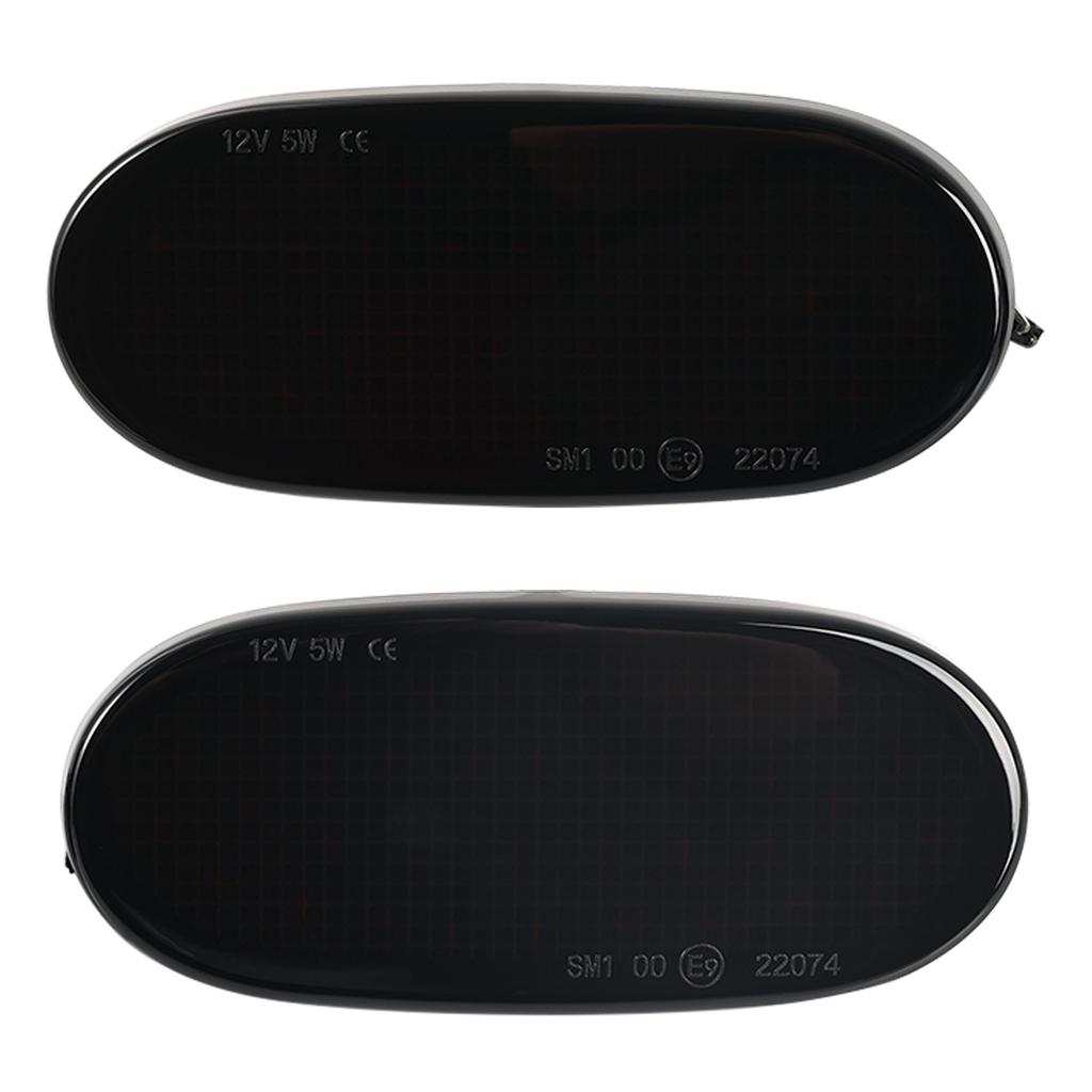 2 шт. Для Mercedes-Benz Sprinter W906 2006-2018 VW Crafter 2006-2016 Прозрачные и дымчатые линзы Светодиодные боковые габаритные огни Янтарные огни