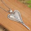 Classic Retro Suitable for Women Gifts Suitable for Daily Wear Parties Heart-shaped Pendant Necklace Valentine's Day Made of Zinc Alloy Handmade