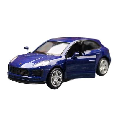 Игрушечная модель внедорожника Porsche Macan в масштабе 1/36 для детей, 5 дюймов, литое спортивное миниатюрное транспортное средство RMZ CiTY, коллекция подарков для мальчика