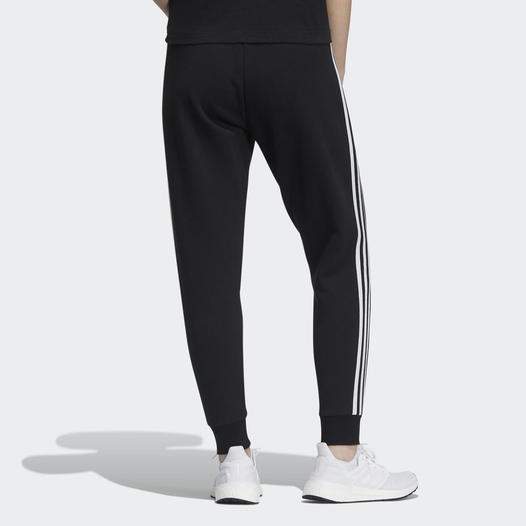 adidas Спортивные брюки Essential с 3 полосками и зауженными манжетами, женские брюки, черные GT6826