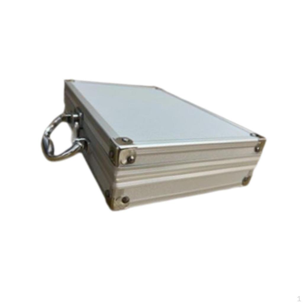 Ящик для инструментов из алюминиевого сплава, жесткий кейс для переноски, вместительные многоцелевые переносные ящики для деталей для оборудования