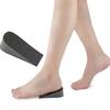 1 Pair New Hard PU Leather Height Increase Insole Sneakers Heel Insert Heighten Half Insoles 1-3cm Shoe Pads Insoles for Unisex