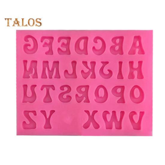 Форма для торта, легкосъемные инструменты для выпечки, гибкая, удобная, с большой буквой алфавита, помадка, шоколадная силиконовая форма, кухонные принадлежности