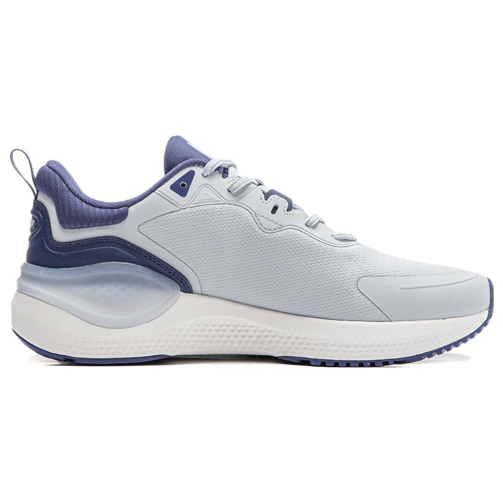 Li Ning Eazgo Easygo Сетчатые Низкие Спринтерские Беговые Кроссовки Мужские Бело-Черные ARST081-6