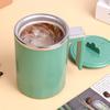 Кружка для кофе с функцией самопомешивания, светодиодный дисплей, температура, 350 мл, перезаряжаемая чашка для смешивания молока