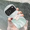 Розовые четырехлистники Для iPhone 17 16 15 14 Pro 13 Plus 12 mini 11 Pro Max XR X S 7 8 6 Эллиптический чехол для телефона из закаленного стекла