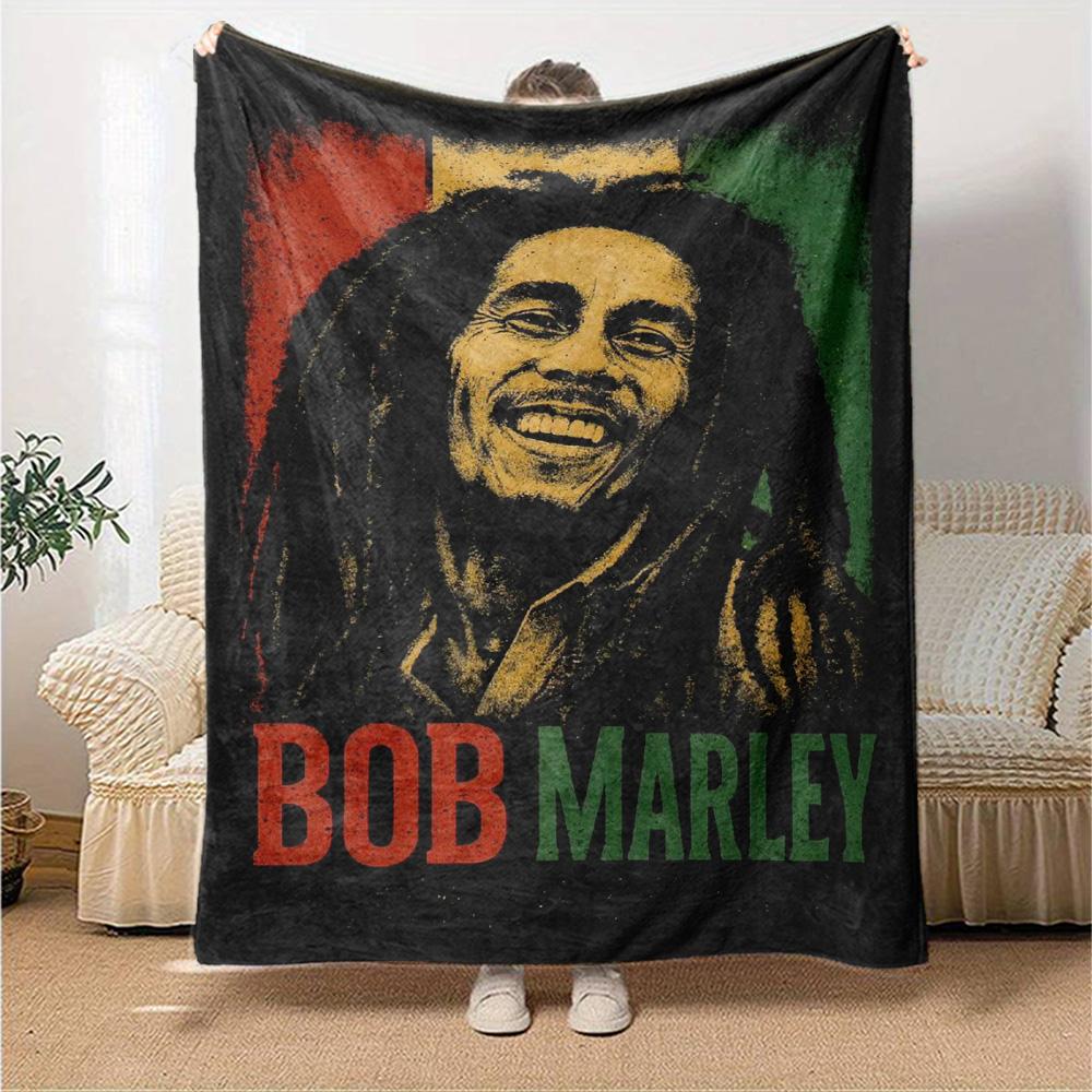 Bob Marley Blanket Durable Comfort Great for Bed Chair Couch for All Occasions Modern Style Gift for Travel Home Birthdays