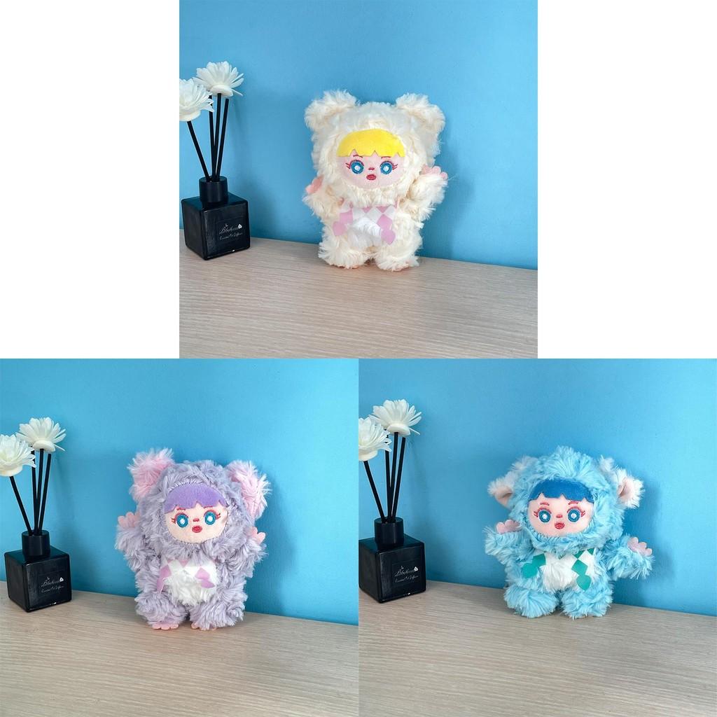 Rabbit Elf Keychain Costume Animal Plush Charm Grabber Doll Gift Desk Decoration