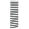 Zebra Blind Dark Grey 45x200 cm Fabric Width 40.9 cm Polyester